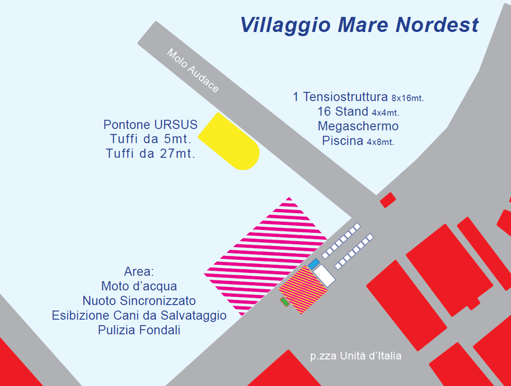 Mappa Villaggio Mare Nordest zoom Mappa Villaggio Mare Nordest zoom