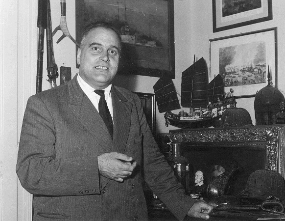 Batiscafo Trieste Diego de Henriquez foto anni 50 Diego de Henriquez
