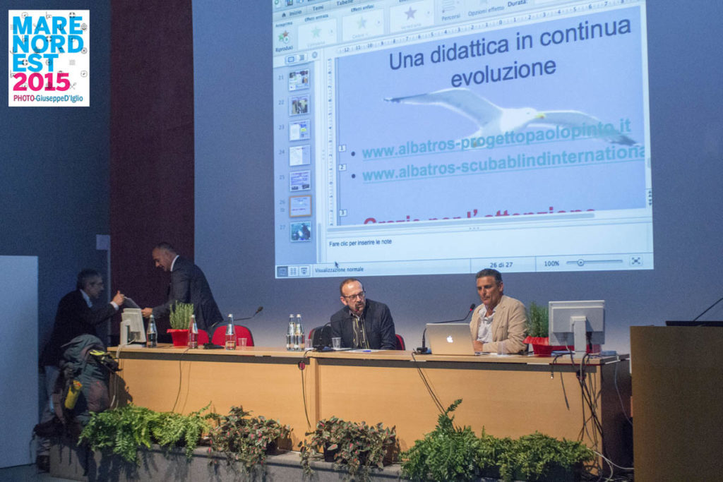 Manrico Volpi presenta ASBI, ovvero Albatros-progetto Paolo Pinto-Scuba Blind International. 2015.