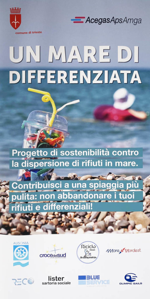 Campagna di sensibilizzazione del Comune di Trieste e di AcegasApsAmga gruppo Hera, che Mare Nordest ha supportato con volontari subacquei